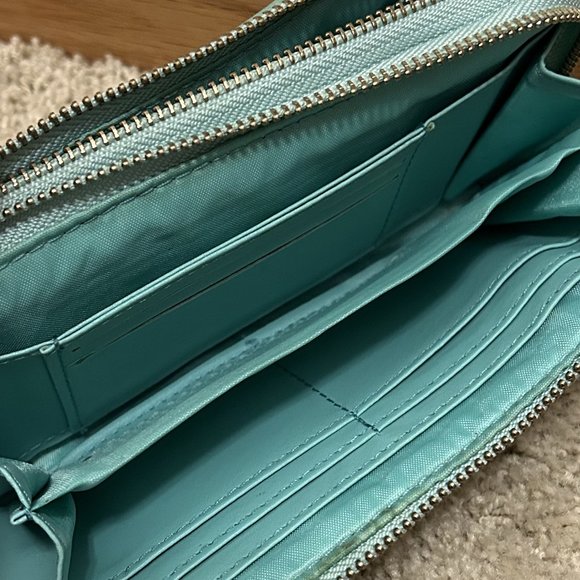 Buckle Double Zip Sequin Wallet - Picture 5 of 5